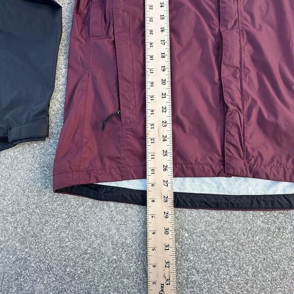 The North Face Venture 2 Jacket Mens Medium Maroon DryVent Rain Coat Hiking - Picture 3 of 7